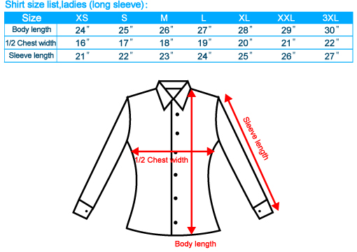 Shirt Size Chart Singapore